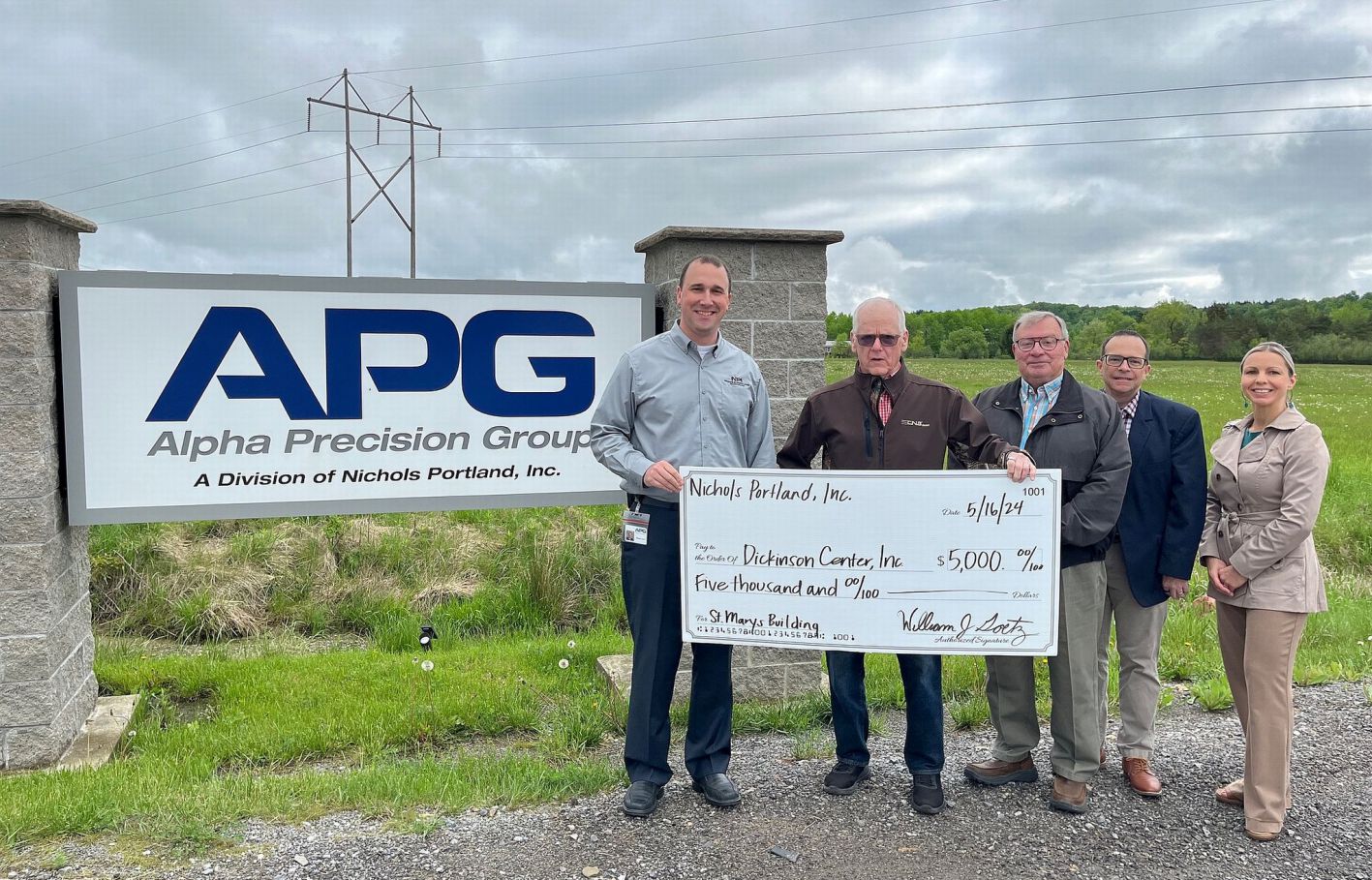 Nichols Portland, Inc. Donates towards DCI's 'Building for Tomorrow' Campaign Image