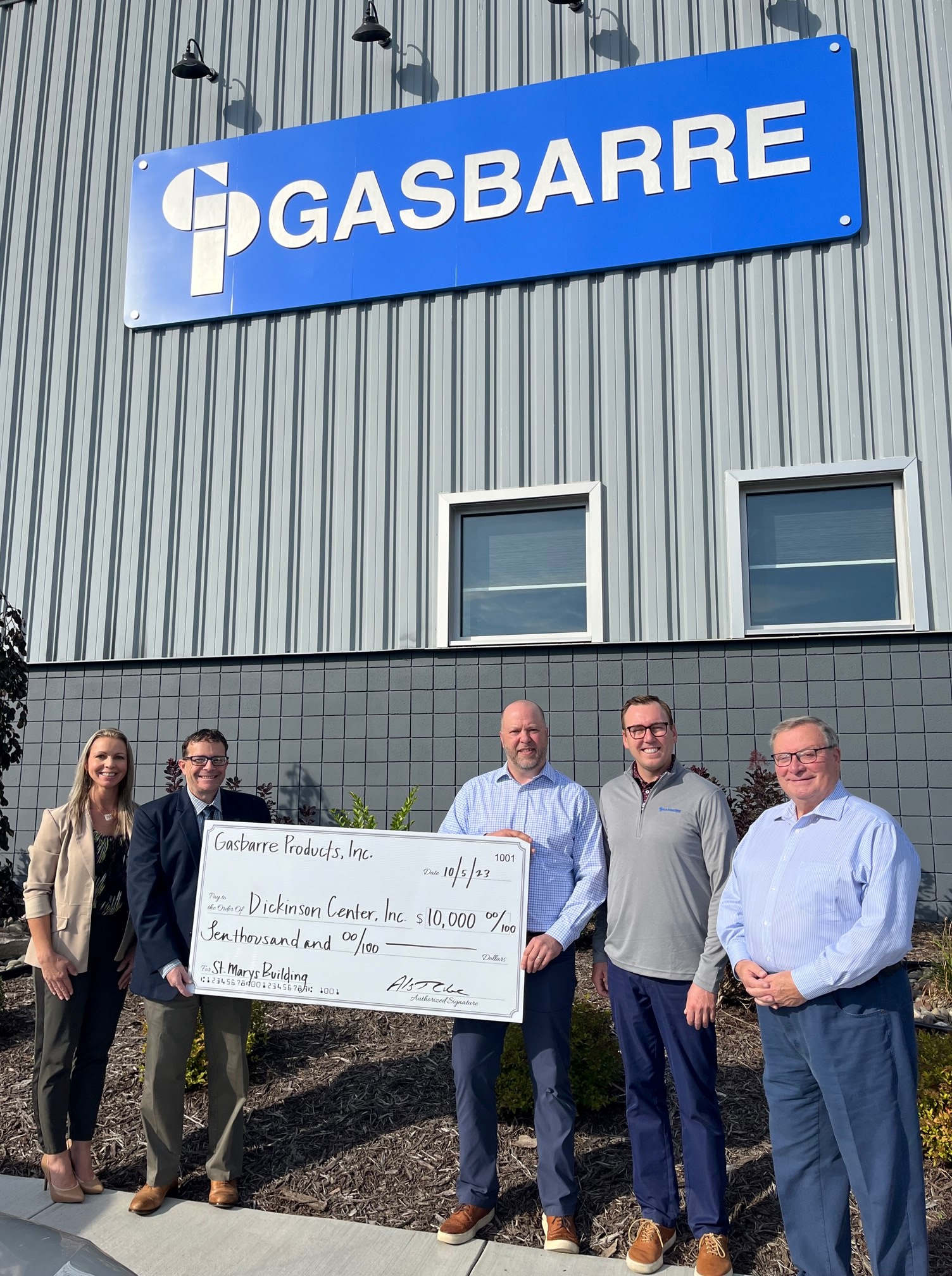 DCI Receives Donation from Gasbarre Products, Inc. Image