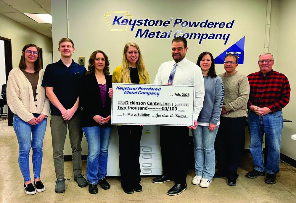 Keystone Powdered Metal Company Supports Dickinson Image