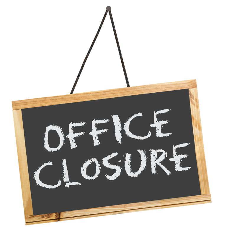 DCI Offices Closed 1/1/2024 Image